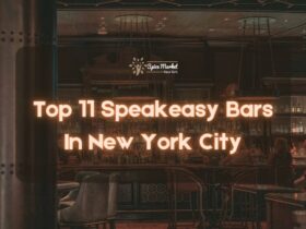 Top 11 Speakeasy Bars In New York City - an inside of a speakeasy bar with people drinking