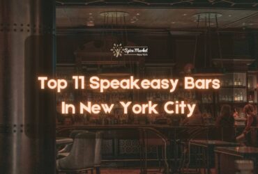 Top 11 Speakeasy Bars In New York City - an inside of a speakeasy bar with people drinking