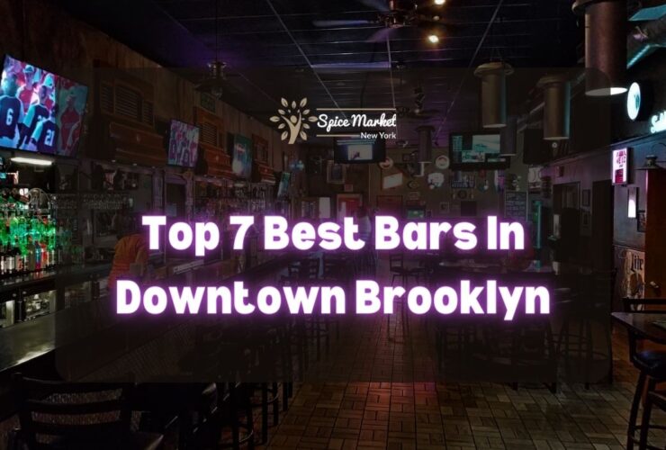 Top 7 Best Bars In Downtown Brooklyn - an inside of a bar with good lighting and television