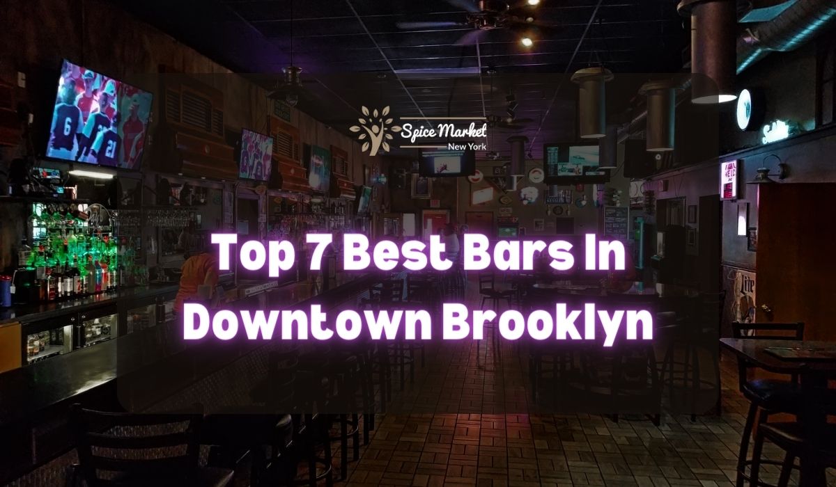 Top 7 Best Bars In Downtown Brooklyn - an inside of a bar with good lighting and television
