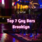Top 7 Gay Bars Brooklyn NYC - a bartender pouring drinks on glasses on table inside a bar with nice lighting