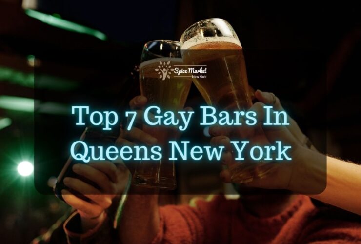 Top 7 Gay Bars In Queens New York - 3 people having a toast with bears in glasses