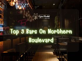 Top 9 Bars On Northern Boulevard - an inside of a bar with beautiful lighting