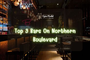 Top 9 Bars On Northern Boulevard - an inside of a bar with beautiful lighting