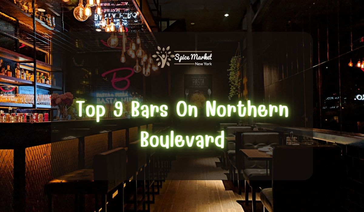 Top 9 Bars On Northern Boulevard - an inside of a bar with beautiful lighting